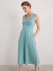 Seasalt Cornwall Green Sky Beyond Dress - Image 1 of 6