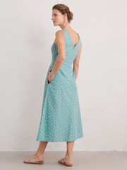 Seasalt Cornwall Green Sky Beyond Dress - Image 3 of 6