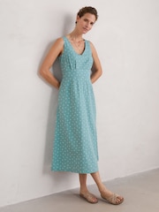 Seasalt Cornwall Green Sky Beyond Dress - Image 4 of 6