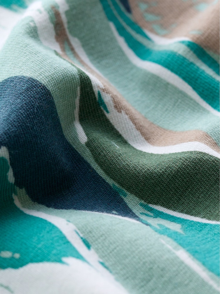 Seasalt Cornwall Green Jessica Grace A-line Jersey Skirt - Image 5 of 5