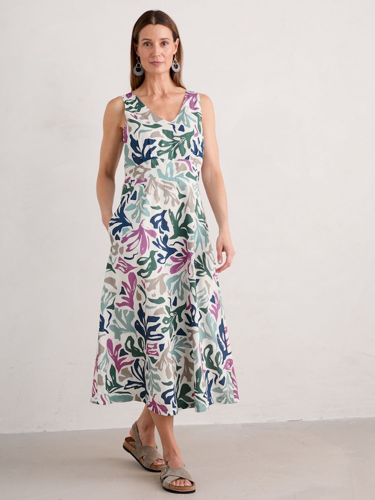 Seasalt Cornwall Black Multi Sky Beyond Dress - Image 1 of 6 Seasalt Cornwall Black Multi Sky Beyond Dress - Image 1 of 6