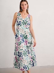 Seasalt Cornwall Black Multi Sky Beyond Dress - Image 4 of 6