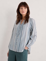 Seasalt Cornwall Blue Even Keel Shirt - Image 1 of 5