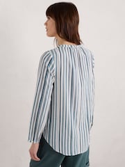 Seasalt Cornwall Blue Even Keel Shirt - Image 2 of 5