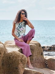 Seasalt Cornwall Multi Chrome Colour 100% Linen Study Vest - Image 1 of 8