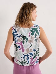 Seasalt Cornwall Multi Chrome Colour 100% Linen Study Vest - Image 3 of 8