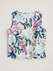 Seasalt Cornwall Multi Chrome Colour 100% Linen Study Vest - Image 6 of 8