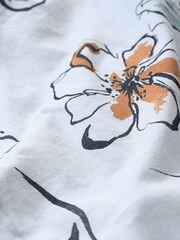 Seasalt Cornwall White Aventurier Printed Cotton Tunic - Image 5 of 5