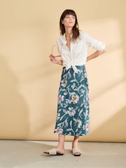 Seasalt Cornwall Blue Crellow Skirt - Image 2 of 5