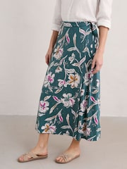 Seasalt Cornwall Blue Crellow Skirt - Image 4 of 5
