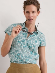 Seasalt Cornwall Green Rushmaker Short Sleeve Shirt - Image 3 of 5