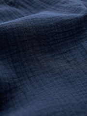 Seasalt Cornwall Blue 100% Cotton Castle Short Sleeve Shirt - Image 5 of 5