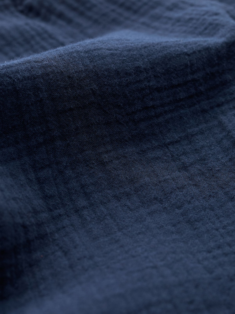 Seasalt Cornwall Blue 100% Cotton Castle Short Sleeve Shirt - Image 5 of 5 Seasalt Cornwall Blue 100% Cotton Castle Short Sleeve Shirt - Image 5 of 5