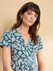 Seasalt Cornwall Blue Chapelle Jersey Dress - Image 3 of 8