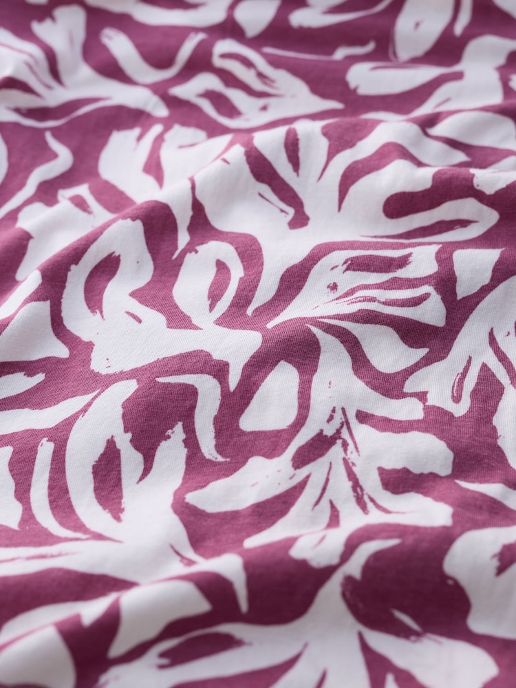 Seasalt Cornwall Purple Rose Trellis Wide Leg Jumpsuit - Image 5 of 5 Seasalt Cornwall Purple Rose Trellis Wide Leg Jumpsuit - Image 5 of 5