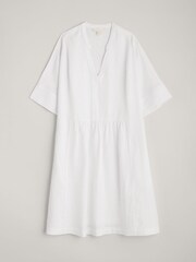 Seasalt Cornwall White Draw Kiln 100% Linen Dress - Image 8 of 9