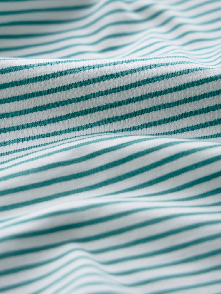Seasalt Cornwall Blue Oleander Blouson Sleeve T-Shirt - Image 5 of 5