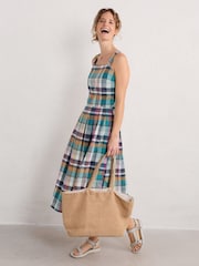 Seasalt Cornwall Multi Alabaster Yarn Dye Dress - Image 6 of 9
