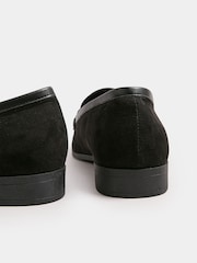 Yours Curve Black Wide Fit Snaffle Apron Loafers - Image 4 of 5