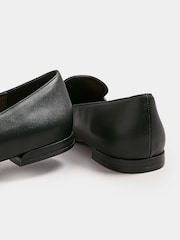 Yours Curve Black Link Loafers In Wide E Fit - Image 4 of 5