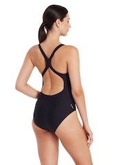 Zoggs Cottesloe Flyback Ecolast Black Swimsuit One piece - Image 2 of 6