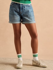 Joules Blue Denim Shorts - Image 1 of 6