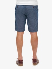 Superdry Blue Officer Chino Shorts - Image 4 of 7