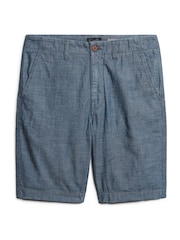Superdry Blue Officer Chino Shorts - Image 5 of 7