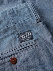 Superdry Blue Officer Chino Shorts - Image 7 of 7