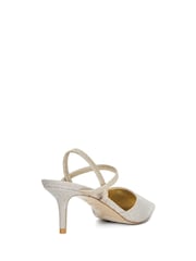 Dune London Blue Wide Fit Classical Elasticated Open Court Shoes - Image 5 of 8