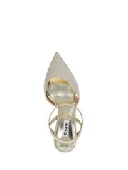 Dune London Blue Wide Fit Classical Elasticated Open Court Shoes - Image 6 of 8