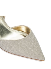 Dune London Blue Wide Fit Classical Elasticated Open Court Shoes - Image 7 of 8