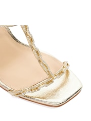 Dune London Gold Millionaire Multi Crystal High Heeled Sandals - Image 8 of 8