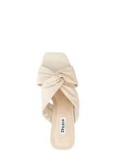 Dune London Cream Maizing Soft Twist Mules - Image 5 of 6