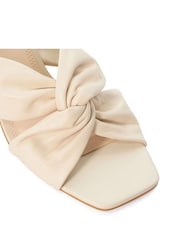 Dune London Cream Maizing Soft Twist Mules - Image 6 of 6