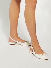 Dune London Hopeful z blagovno znamko-Snaffle-Trim Ballet čevlji - Slika 1 iz 8