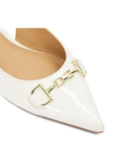 Dune London Hopeful z blagovno znamko-Snaffle-Trim Ballet čevlji - Slika 7 iz 8