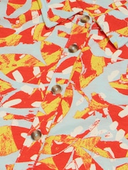 White Stuff Orange Everly Jersey Shirt Dress - Image 7 of 7