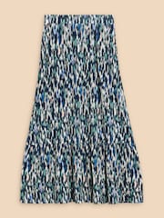 White Stuff Blue Charley EcoVero™ Maxi Skirt - Image 5 of 7