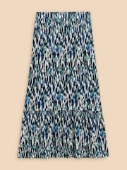 White Stuff Blue Charley EcoVero™ Maxi Skirt - Image 6 of 7