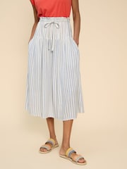 White Stuff EcoVero™ Seema Stripe Skirt - Bild 1 von 7