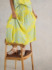 White Stuff Seema EcoVero™ Midi Skirt - Bild 3 von 7
