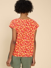 White Stuff Orange Rae Organic Cotton Vest - Image 2 of 7