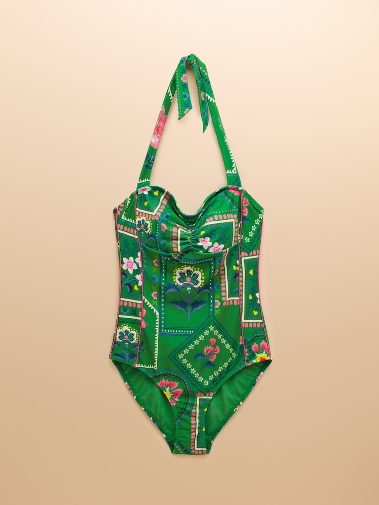 Joules Poppy Green Swimsuit - Image 7 of 7