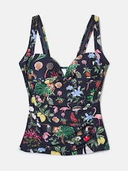 Joules Jasmine Navy Blue Tankini Top - Image 6 of 6