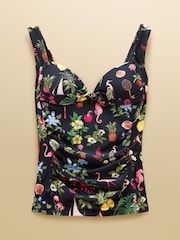 כחול כהה - Joules חזיית טנקיני עם אפקט חיטוב לבטן, דגם Jasmine - תמונה 7 מתוך 7