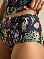 Joules Navy Blue Jasmine Tankini Bottoms - Image 4 of 6