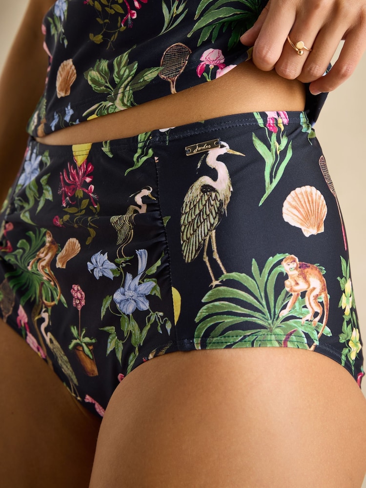 Joules Navy Blue Jasmine Tankini Bottoms - Image 4 of 6