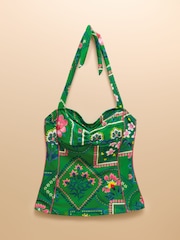 Joules Poppy Green Tankini Top - Image 6 of 6