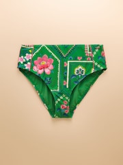 Joules Poppy Green Tankini Bottoms - Image 5 of 5
